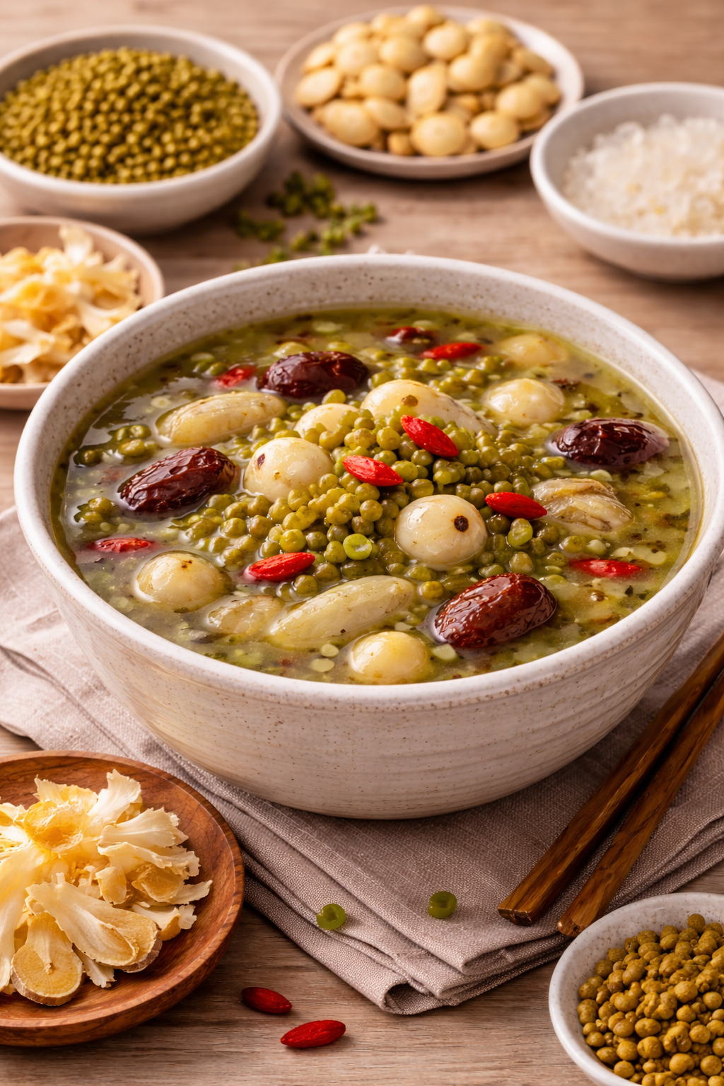 Heart-Cooling Mung Bean Soup