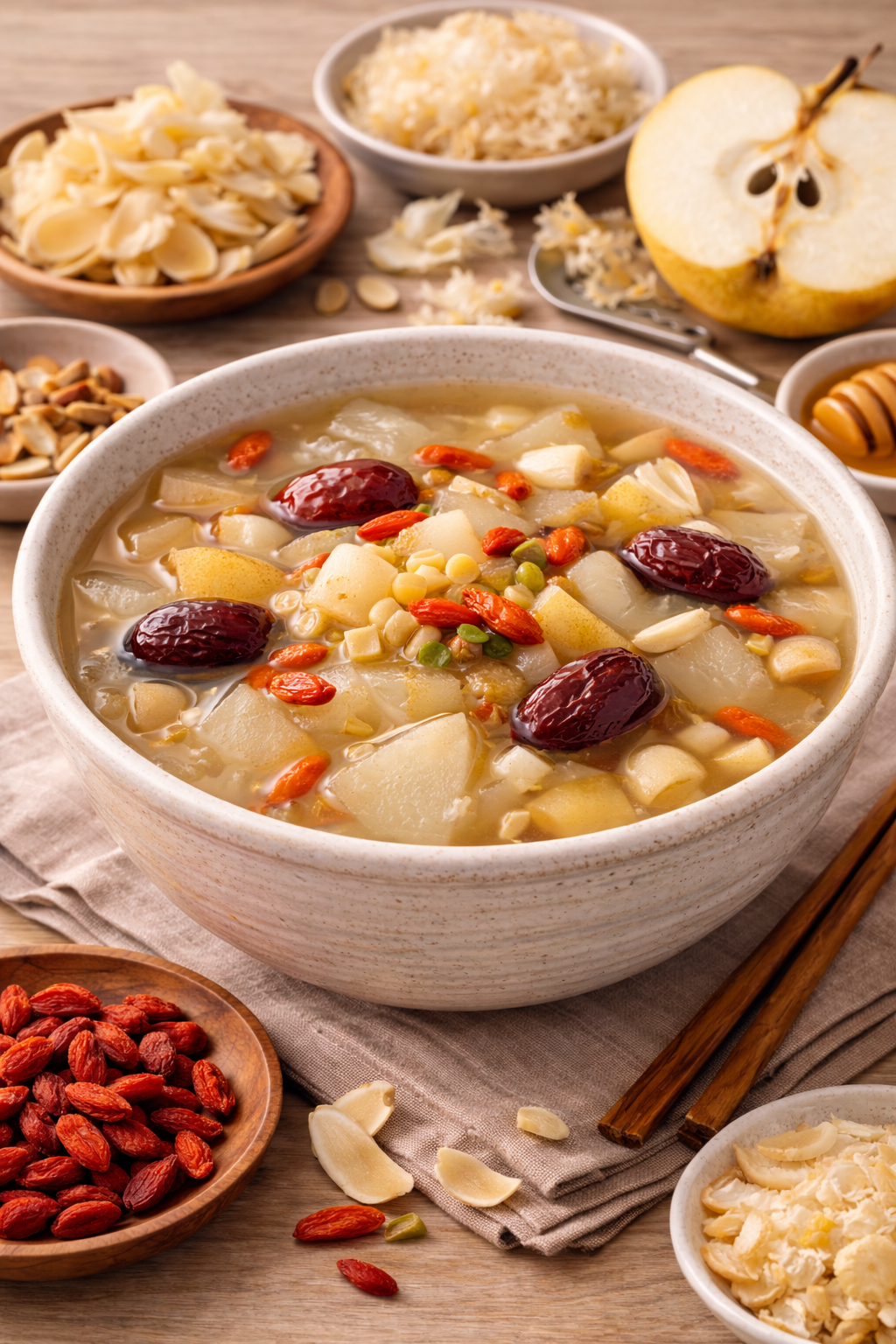 Lung-Moistening Pear Soup