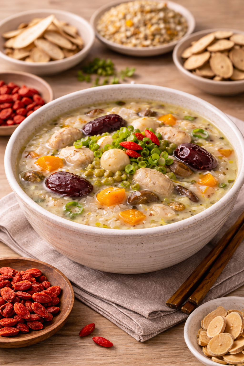 Spleen-Strengthening Rice Congee